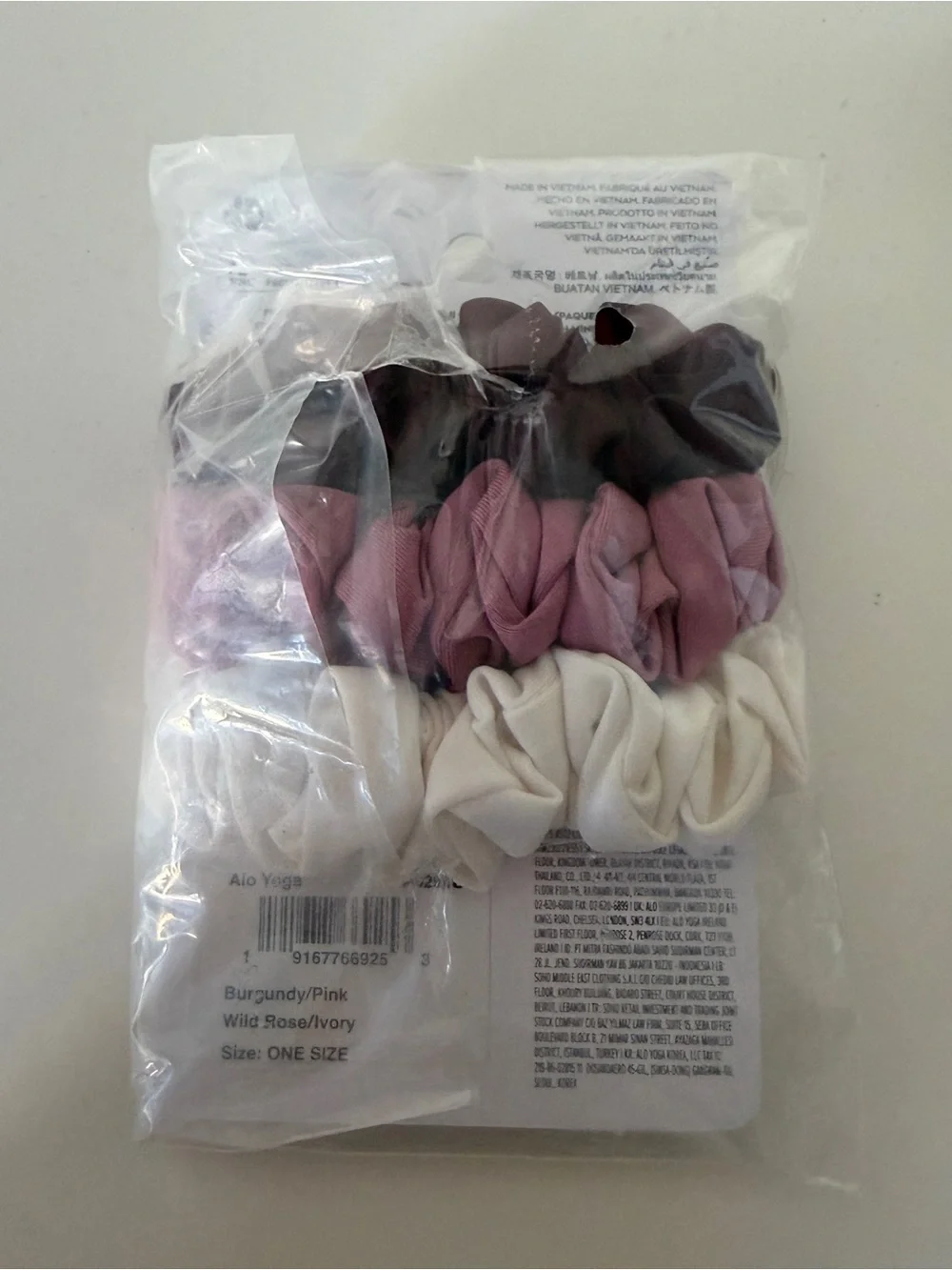 Alo Yoga Scrunchie 3-Pack + Magnesium Reset Spray Bundle New